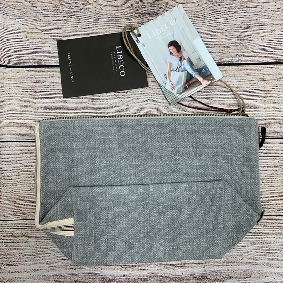 Brand New Libeco Linen Corse Cosmetic Bag - Picture 3 of 8